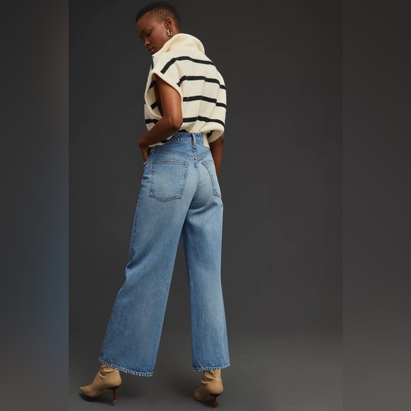 RAG & BONE Maya High Rise Ankle Wide Leg Jeans 28 - Picture 4 of 10